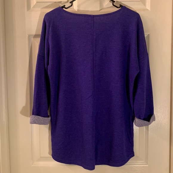 H&M Divided Grape Purple Core Lounge Top - Picture 4 of 10
